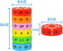 Learning Toys Math Toy Montessori Preschool Learning Educational Counting Game Numbers and Symbols Math Skills Colorful Fridge Kindergarden Educat...