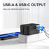 Universal Travel Adapter with USB C, International Power Plug Adapter All in One Worldwide Travel Adapter Power Converters Wall Charger AC Power P...