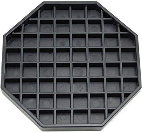 Octagon Coffee Drip Tray by Hard Black Plastic for Coffee Countertop | Drip Tray for Drink Dispenser (6" - 1 Pcs)...