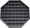 Octagon Coffee Drip Tray by Hard Black Plastic for Coffee Countertop | Drip Tray for Drink Dispenser (6" - 1 Pcs)...