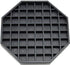 Octagon Coffee Drip Tray by Hard Black Plastic for Coffee Countertop | Drip Tray for Drink Dispenser (6" - 1 Pcs)...