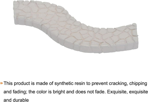 MECCANIXITY Miniature Path Artificial Garden Sculptures Statues Micro Bonsai Dollhouse for Fish Tank Landscape Decoration Garden Decoration Grey 2...