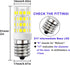 E17 LED Bulb, Stovetop Light, Appliance Bulb Under Microwave Oven, Non-Dimmable, 4W Daylight White 6000K, 110V-130V, 2-Pack...