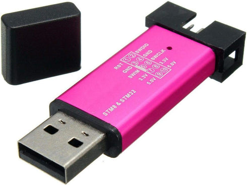 HiLetgo ST-Link V2 Emulator Downloader Programmer STM32F103C8T6 STM8 STM32 with Cable (Random Color)...