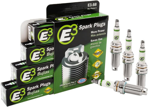E3 Spark Plugs E3.68 Premium Automotive Spark Plug with DiamondFIRE Technology for Hemi Engines, 14mm, 1.000" Reach, Gasket Seat, Pack of 1...