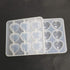 Heart Shape Epoxy Mold Silicone Mold 9Pcs 3 x 2.8cm Resin Love Heart Shape DIY Craft for Keychain Making, 1cm Depth...