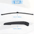 ACROPIX Rear Windshield Wiper Blade Arm Set Back Wiper Assembly Replacement Fit for BMW X1 F48 2015-2022 for BMW X2 F39 2018-2023 - Pack of 3...