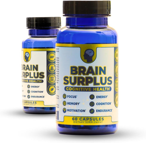 Nootropic Supplement for Memory, Focus, Energy: with Lions Mane, Ginkgo Biloba, Alpha GPC, Vitamin B12 Non GMO, Vegan, Gluten Free...