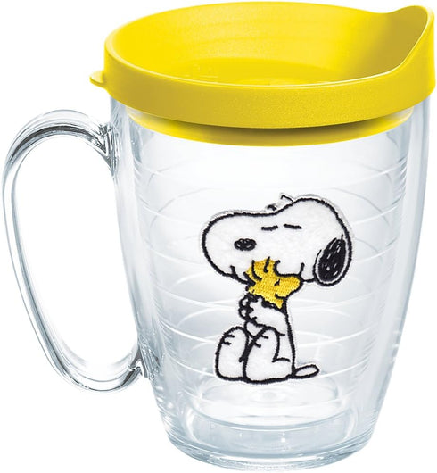 Tervis Peanuts Best Buddies Collection Snoopy Woodstock House Made in USA Double Walled Insulated Tumbler Travel Cup Keeps Drinks Cold & Hot, 16oz...