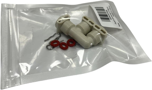 Fluid connector F-form 66821 for Jura Thermoblock 2003,Fully automatic coffee machine water line, steam connection joint (applicable to a variety ...