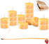 PURE PLANT HOME Honey Scented Beeswax Candles, 100% Pure Natural Refined with Chemical Free Cotton Wick, 10 DRIPLESS Candles, Made in USA...