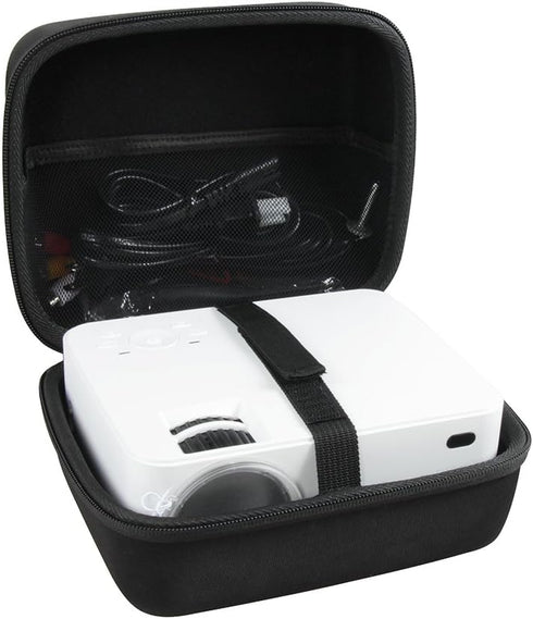 Hermitshell Hard Travel Case for TOP VISION T21 4000L / H o m p o w T20 5500L / DBPOWER L12 3000L? RD820 3500 Lux?PJ0711 2800Lux Mini Projector...
