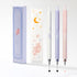 Kaco ROCKET Gel Pens Cute Stationery 3 Pieces Set, 0.7mm Medium Point, 2 Black Ink and 1 Coral Ink, Quick Drying Aesthetic Cute Pens Christmas Gif...