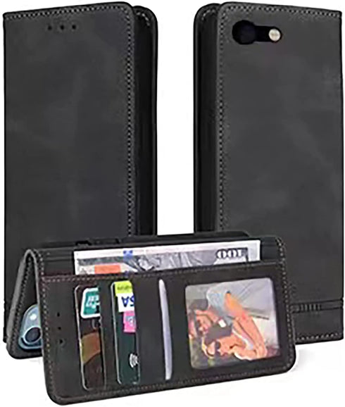 iPhone 7/8 Case, iPhone SE 2nd/SE 3rd Case 2022/2020 4.7 inch Wallet Flip Case Credit Card Holder, PU Flip Folio Book Full Body Protection iPhone ...
