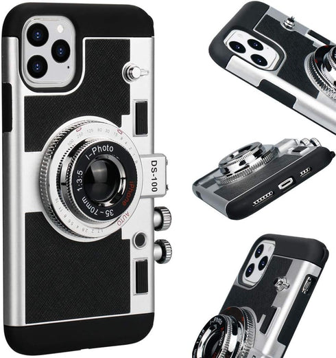 Awsaccy Emily in Paris Phone Case for iPhone 15 Pro 6.1 inch 2023 Camera Case Vintage Cover Cute 3D Cool Unique Design Silicone Case with Removabl...