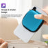 Earbud Case Hard EVA Earphone Carrying Cell Phone Accessories Storage Bag with Carabiner for Airpods Headset Flash Drive Charging Cable Key Wall C...
