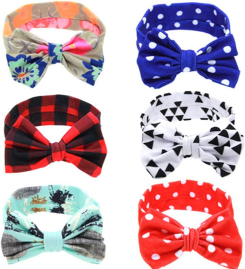 Baby Girls Toddler Bowknot Headband Infant Rabbit Ear Hair Band Headdress...