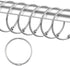 24 Pack Shower Curtain Rings,Rust Proof Shower Curtain Hooks for Bathroom,Circular Decorative Shower Curtain Rings and Hooks for Shower Rod,Metal ...