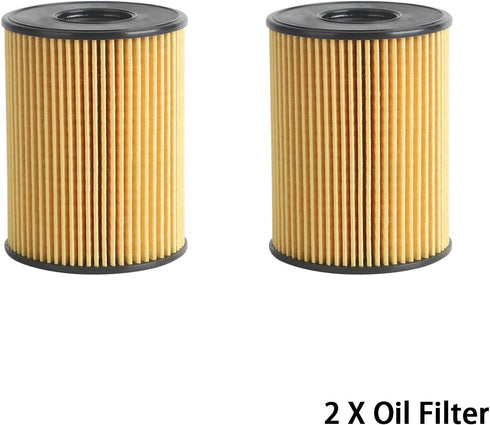 26350-2S000 Oil Filter Fits for 2020-2023 Hyundai Tucson Sonata Santa Kia Sorento K5 2.5L Engine Replaces# 263502S000 (2 Pcs)...