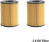 26350-2S000 Oil Filter Fits for 2020-2023 Hyundai Tucson Sonata Santa Kia Sorento K5 2.5L Engine Replaces# 263502S000 (2 Pcs)...