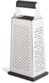 HIC Kitchen Professional Grater Zester, Stainless Steel, Non-Slip Base and Handle, 4 Multi-Grating Surfaces...