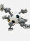 3.5 in Sports Ball with Cotton Rope PET Toy CHEW Toy Rubber Texture (Soccer)...