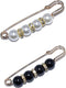 2Pieces Safety Pins Faux Pearl Brooch Pins for Women for Collar Sweater Shirt Shawl Lapel Pin...