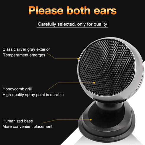 2pcs Universal Car Tweeter Loudspeaker 150W 4Ohm Audio Silk Film for Car Modification High-Pitched Car Audio Modification Nondestructive...