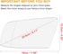 X AUTOHAUX Car Rearview Mirror Glass Replacement with Backing Plate Heated Left Side Driver Side for BMW 550i 525i 528i 645Ci...
