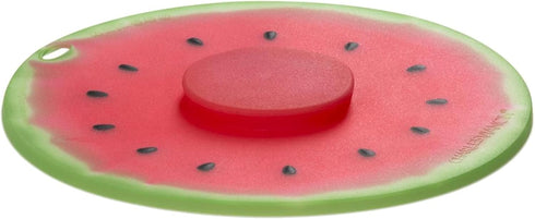Charles Viancin - Watermelon Silicone Lid for Food Storage and Cooking - 11''/28cm - Airtight Seal on Any Smooth Rim Surface - BPA-Free - Oven, Mi...