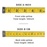 2-Pack 120 Inches/300cm Soft Tape Measure Sewing, Double-Scale Fabric Tape Measure and Body Measuring Tape, Yellow...