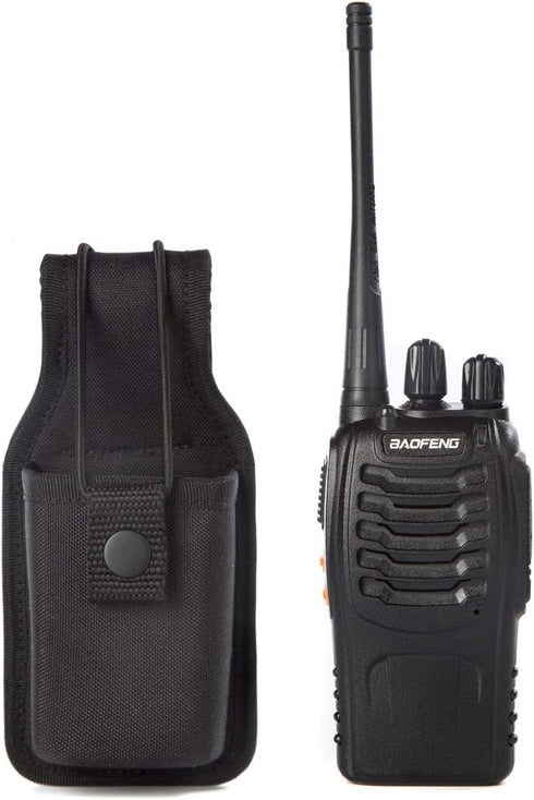LUITON Radio Holder Radio Holster Baofeng Case Two Way Radio Pouch for Walkie Talkies Nylon Holster for Motorola Kenwood Icom HYT Arcshell Baofeng...