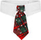 Christmas Dog Necktie, Classic Red Green Plaid Christmas Dog Collar Pet Tuxedo Style Dog Ties Comfortable Christmas Pet Collars for Small, Medium,...