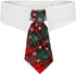 Christmas Dog Necktie, Classic Red Green Plaid Christmas Dog Collar Pet Tuxedo Style Dog Ties Comfortable Christmas Pet Collars for Small, Medium,...