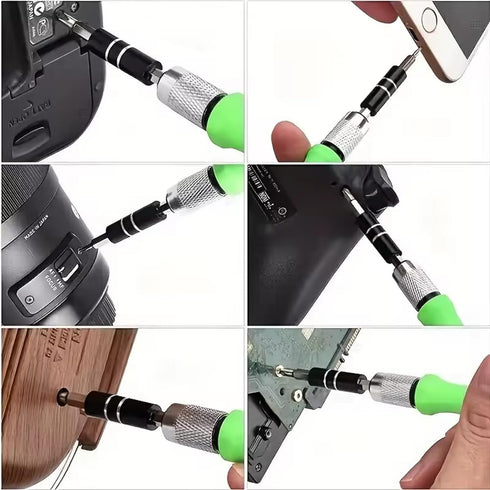32 in 1 Small Magnetic Screwdriver Set for DJI Mini 4 Pro/Mini 3 Pro Mavic 3/Air 3 Avata Drone Tiny Screwdriver Kit for Eyeglass, Watch, Phone, La...