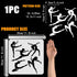 FINGERINSPIRE Dancing Girl Painting Stencil 11.8x11.8inch Reusable Dancers Spraying Stencil Yoga Woman Stencil Large Slim Figure Stencil PET Decor...