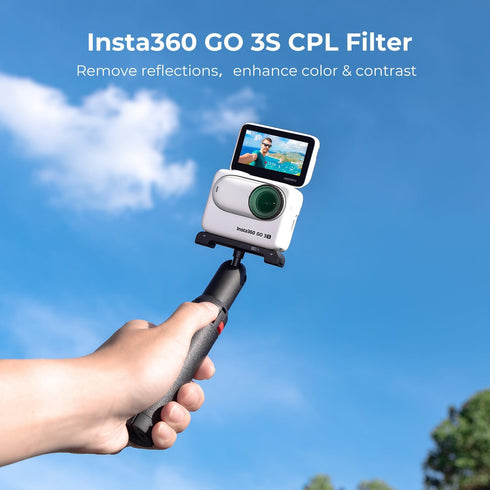 K&F Concept Go 3S Circular Polarizers CPL Filter, CPL Filter Compatible with Insta360 GO 3S Action Camera, Optical Glass with 28 Multi-Coated Filt...