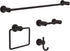 Delta NIC35-MB Nicoli Double Towel Hook Bath Hardware Accessory in Matte Black...
