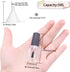 Empty Nail Polish Bottles with Round Brush 5ML, 6PCS Small Empty Glass Refillable Nail Polish Containers with Mixing Balls & Funnels (Matte Black)...