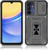 for Samsung Galaxy A15 5G Case, Shockproof Phone Case & Sliding Camera Cover & Ring Holder Kickstand with Screen Protector for Samsung Galaxy A15 ...