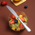 Berglander Dinner Knives Set Of 6, Stainless Steel Shiny Mirror Dinner Knife, Butter Knife Spreader Table Knives Sturdy And Dishwasher Safe...