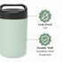 Goodful Stainless Steel Food Jar, Double Wall Vacuum Sealed Insulated Food Storage Container with Carry Handle Lid, 16-Ounce, Sage...