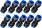 Metalwork Plastic Push to Connect Straight Union Pipe Tube Fitting, 10mm OD x 10mm OD, Straight Pneumatic Connector (Pack of 10)...