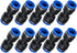 Metalwork Plastic Push to Connect Straight Union Pipe Tube Fitting, 10mm OD x 10mm OD, Straight Pneumatic Connector (Pack of 10)...