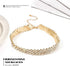 JEAIRTS Rhinestone Choker Necklace Gold Sparkly Crystal Necklaces Party Prom Neck Chain Jewelry for Women...