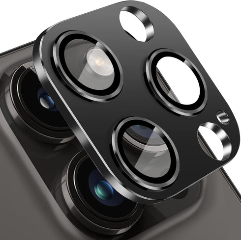 Designed for iPhone 15 Pro and iPhone 15 Pro Max Camera Lens Protector, Anti-Scratch Tempered Glass Camera Screen Protector Shockproof Full Protec...