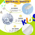 Kids Ice Pack, Hot or Cold Pack Gel Cooling Pad, Reusable for Injuries Medical Health,Swelling and Pain Relief, Tired Eyes, Child Injury, Headache...