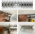 Animal Repeller Defender, Stainless Steel Sharp Blade Spikes Scarer Device,Deterrent Strips Fence for Pipes Acces Silvery...