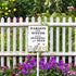 (8x12) IN Pardon Our Weeds We Are Feeding The Bees Yard Sign With Metal Stake For Garden Farm Decor Save The Bees Pollinator Lawn Sign Stand Tin W...