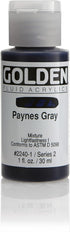 Golden Fluid Acrylics, Payne's Gray, 1 oz Cylinder, Semi-Transparent...